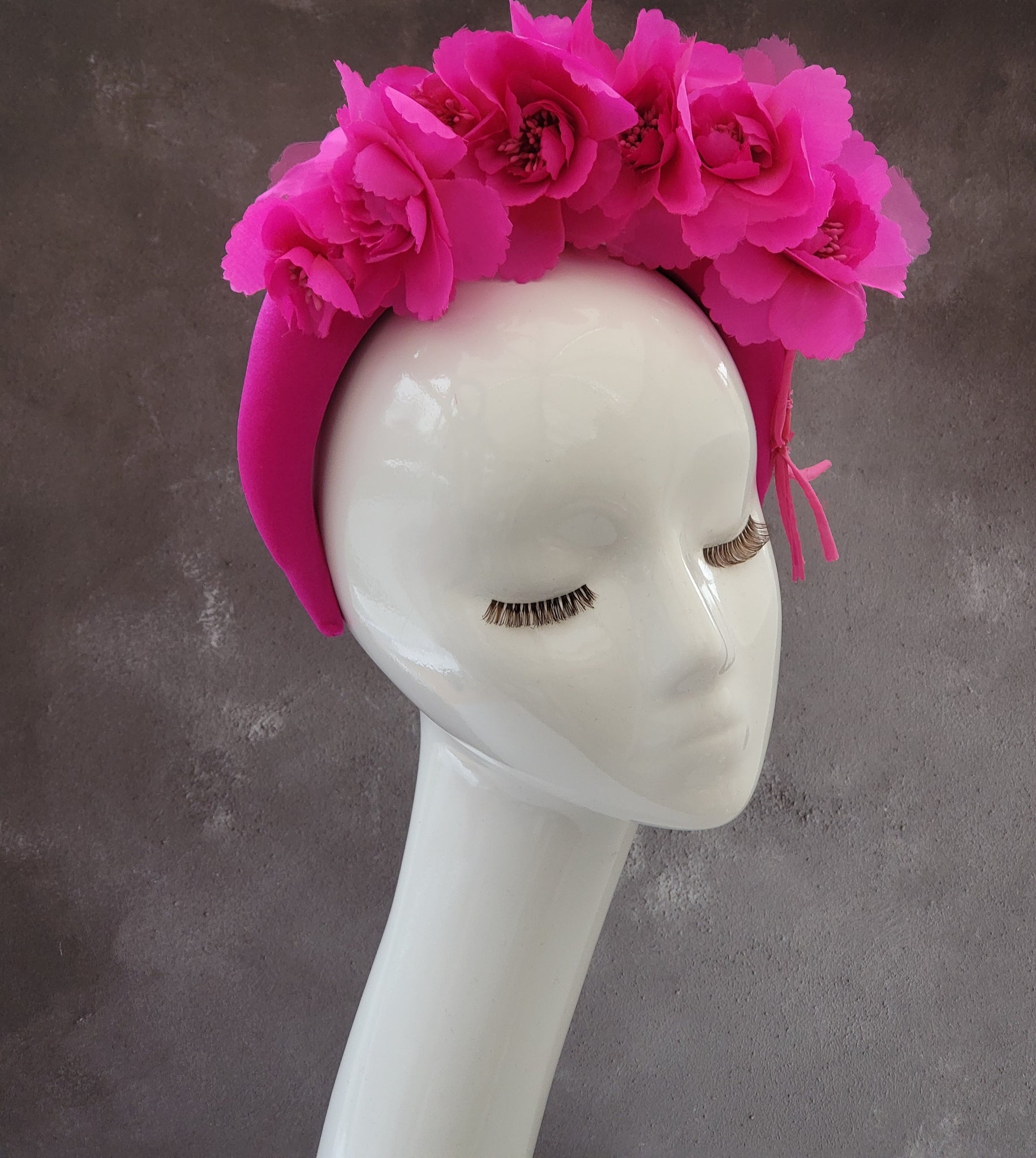 Chiffon sales flower headband